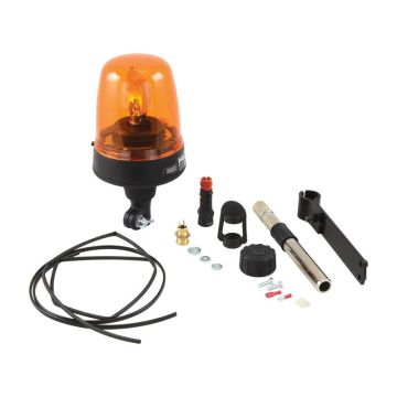 Halogeen  Zwaailamp set, Pin Flexibele, 12V