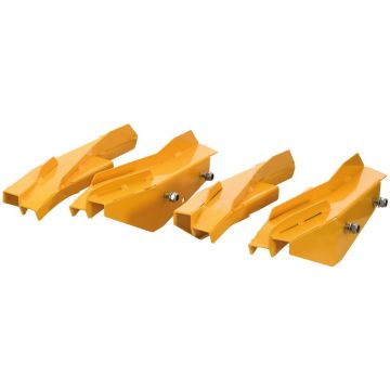 Set strooischoepen 320mm Rechts en Links (Wordt geleverd met RVS bouten, moeren en ringen)