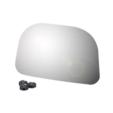 Spiegelglas - Rechthoekig, (Gebogen), 187,5 / 172,5 x 115mm