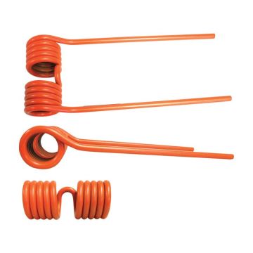 Cirkeltand - Rechts en Links -  Lengte:375mm, Breedte:145mm, Ø10.5mm - Vervanging voor Claas, Bautz Passend voor: 9569070