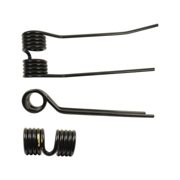 Cirkelhooiertand - Rechts -  Lengte:361mm, Breedte:113mm, Ø9mm - Vervanging voor PZ, Fransgard, Pottinger, Sitrex Passend voor: PZ106