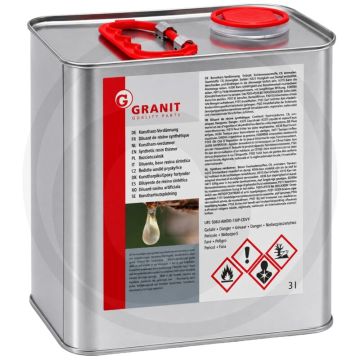 Diluant pour résine synthétique, bidon de 3 l
