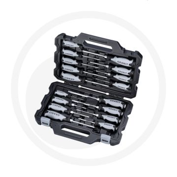 BLACK EDITION Schraubendreher-Set; 17-teilig