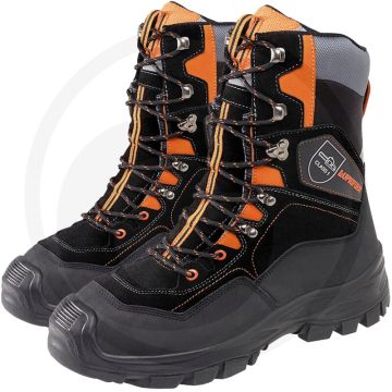 Lupriflex lupriflex saw boots sportive hunter cut and saw protection class 1 - taille 41 eu / 7.5 uk - noir / orange - imperméable et respirant