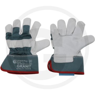 Gants en cuir de vachette pleine fleur