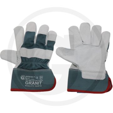 Gants en cuir de vachette pleine fleur