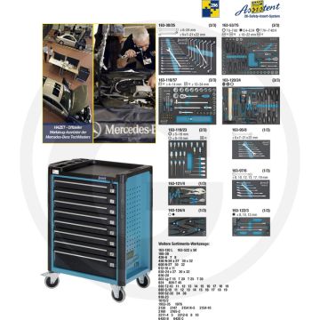 Hazet Gereedschapswagen met assortiment