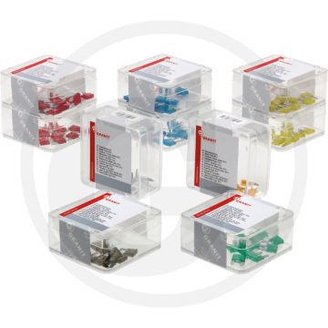 Assortiment d'atelier de fusibles enfichables MINI 100 pièces