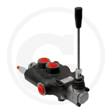 Vanne monobloc 1x DW (A-B fermé, retour par ressort)
