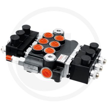 Elektrisch stuurventiel 12V 3x DW (A-B gesloten)