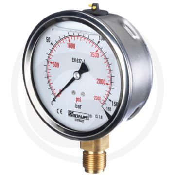 WIKA Manometer 100 bar Ø 63 mm - 1/4"