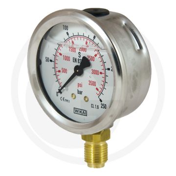 WIKA Manometer 250 bar Ø 63 mm - 1/4"