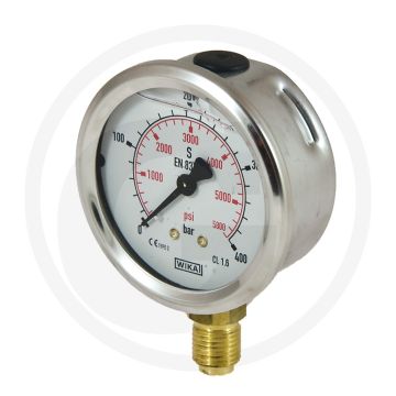 WIKA Manometer 400 bar Ø 63 mm - 1/4"