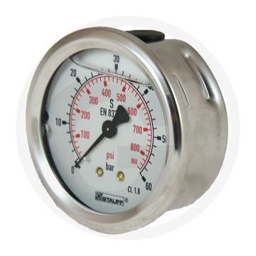 WIKA Manometer 60 bar Ø 63 mm - 1/4"