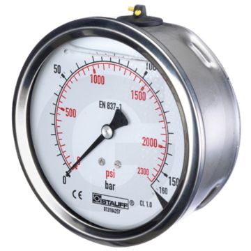 WIKA Manometer 160 bar Ø 63 mm - 1/4"