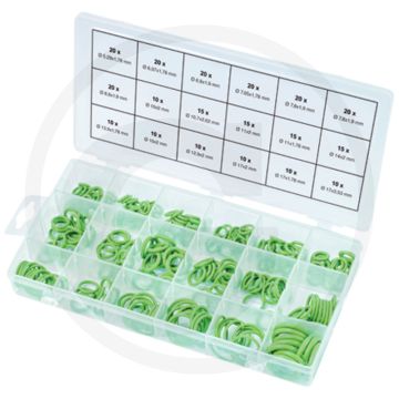 KS Tools Assortiment O-ringen voor airco, HNBR