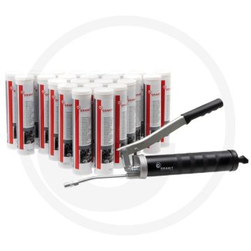 Vetspuit met 24x universeel smeervet