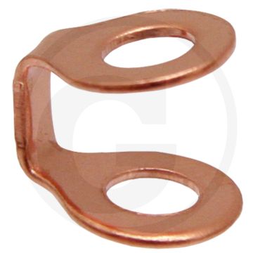 Dubbele koperen ring