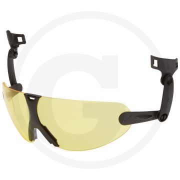 3m veiligheidsbril - kleur: oranje, type: hoofdbescherming, uitvoering: v9a geïntegreerde veiligheidsbril voor veiligheidshelm