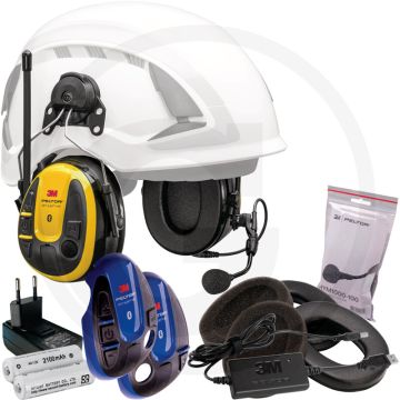Peltor ws alert xp helmbevestiging, 29 db, bluetooth, fm-radio, gelb /blau, gehörschutz