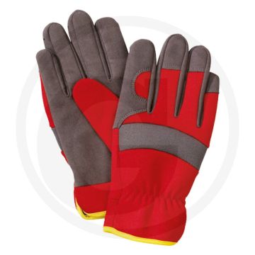 Wolf garten universele handschoenen xl grijs - rood