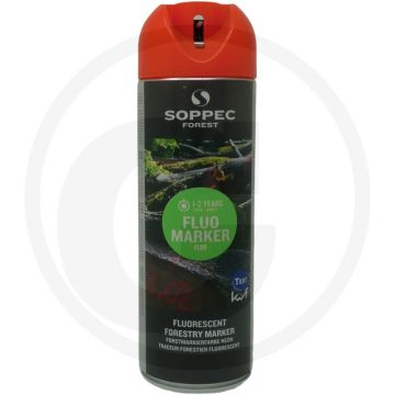 Soppec fluo marker rood - 500 ml - houdbaarheid 9-12 maanden