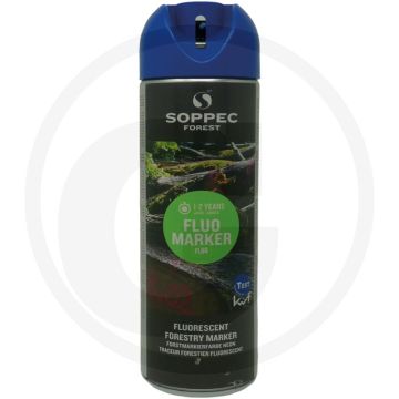Soppec fluo marker - blauw - 500 ml