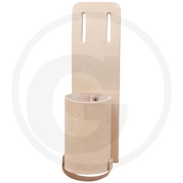 Spuitbussenholster leer - comfortabel aan riem - binnen handbereik