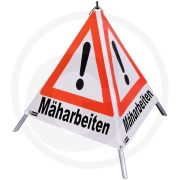 Nestle waarschuwingspiramide - uitvoering: mäharbeiten