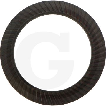 Anneau moleté din n0110, s16 - épaisseur 1,3mm