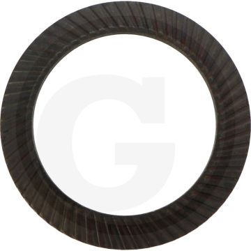 Anneau moleté din n0110, s24 - épaisseur 1,8mm
