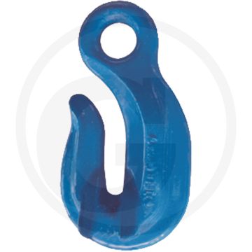 Parallelhaak met oog voor ketting 7 + 8 mm