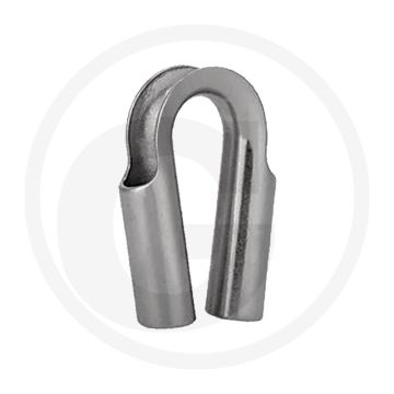 Rohrkausche edelstahl voor kabel-Ø 10mm