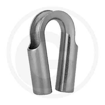 Rohrkausche edelstahl voor kabel-Ø 14mm