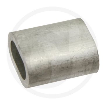 Aluminium klem nr. 9 din 3093 - passend voor staalkabel met vezelkern: 9 mm