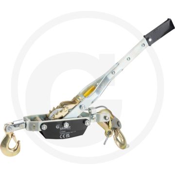 Kabel met ratel, 1,5 ton - trekkracht 1,5 ton, Ø 6mm, 3m lang