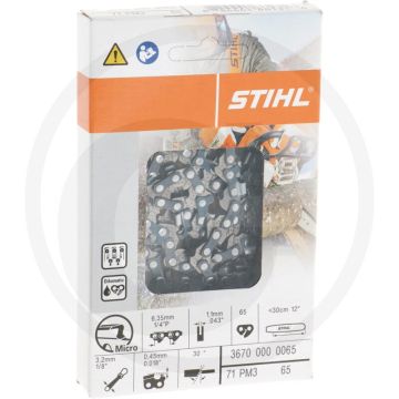 Stihl zaagketting ronde zaagtand - 1/4" steek, 65 aandrijfschakels, 71pm3