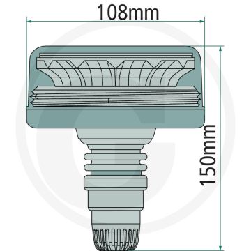 LED zwaailamp