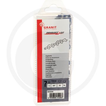 Endurance cut zaagketting haakse zaagtand - 3/8' steek, 1,3mm verbindingsschakeldikte, 56 aandrijfschakels