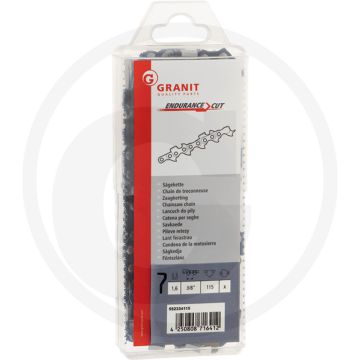 Endurance cut zaagketting ronde zaagtand - 3/8' steek, 1,6mm dikte, 115 aandrijfschakels