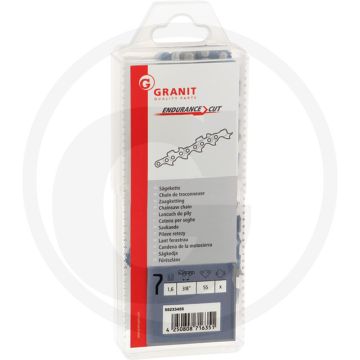 Endurance cut zaagketting ronde zaagtand - 3/8' steek, 55 aandrijfschakels, veiligheidsaandrijfschakel