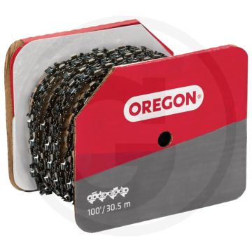 Oregon oregon zaagketting, op de rol 100 voet (30 mete ronde zaagtand - tandvorm: ronde zaagtand, steek: 3/8' lopro, aantal aandrijfschakels: 1640