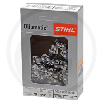 Stihl zaagketting ronde zaagtand - 3/8' steek, 1,6mm dikte, 66 aandrijfschakels