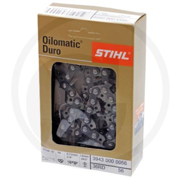 Stihl Sägekette Hartmetall - Zahnform: Hartmetall, Teilung: 3/8', Gliederstärke: 1,6mm, Anzahl der Glieder: 91, Sicherheitsglied: ja