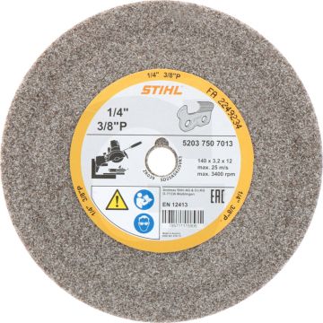 Stihl slijpschijf voor kettingslijper hos en usg - 140mm buiten-Ø, 12mm binnen-Ø, 3,2mm dikte
