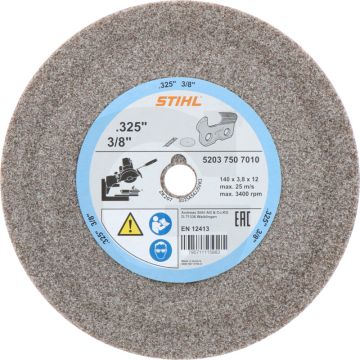 Stihl slijpschijf voor kettingslijper hos en usg - passend voor steek: .325", 3/8" - Ø 140mm