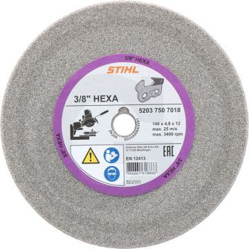 Stihl slijpschijf voor kettingslijper hos en usg - passend voor steek: 3/8" hexa