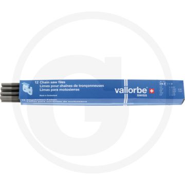 Vallorbe kettingzaagvijl in masterverpakking vpe 12 - Ø 5,2mm, lengte 200mm, ronde vijlen, 3/8" profi