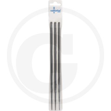 Vallorbe kettingzaagvijl in shopverpakking vpe 3 - Ø 5,5mm, lengte 200mm, ronde vijl, 3/8" + .404" profi