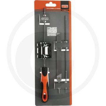 Bahco slijpset met vijlhulp - passend voor steek: 1/4" + 3/8" lopro